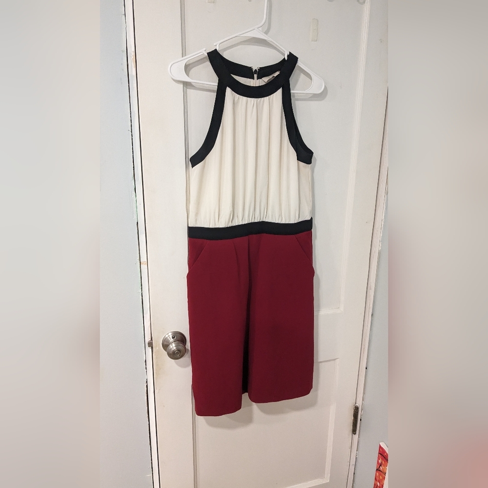 Loft halter style work dress. Cocktail party. Size 8